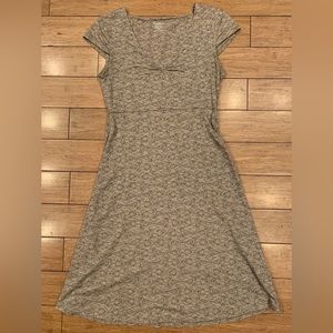 Toad&Co Rosemarie Dress XS Tan Khaki Organic Cotton
